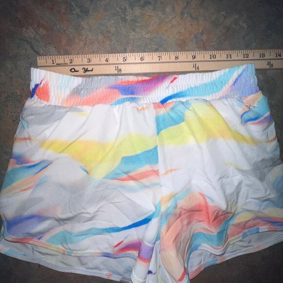 DSG Mid Rise‎ Stride Run Girls Shorts Large, Multicolor - Picture 3 of 9
